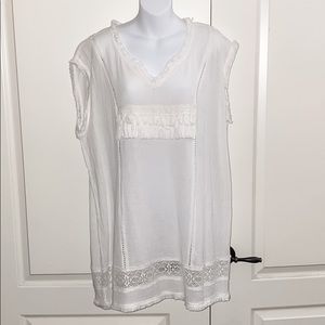 White Uncle Frank Sleeveless Top